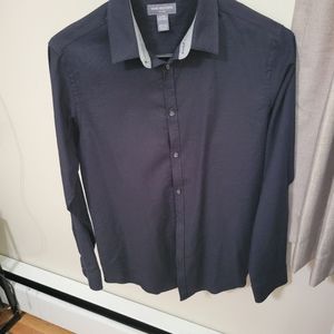 Van Heusen Long Sleeve Button Down Shirt Size L (14/16)
